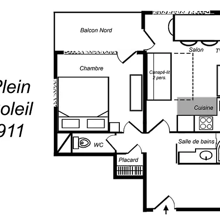 Apartment 2 Pieces 6 Pers. Aux Allues - Skis Aux Pieds, Proche Commerces, Balcon, Wifi. - Fr-1-182-188 *